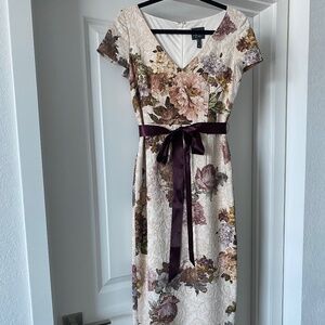 Adrianna Papell Floral Formal Dress